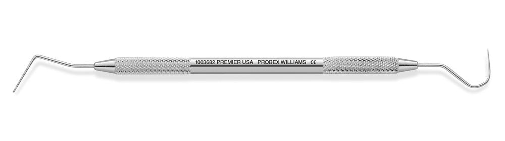 Premier Dental 1003682 Probex Williams Double End Probe With Round Handle Premier Dental 1003682 Probex Williams Double End Probe With Round Handle